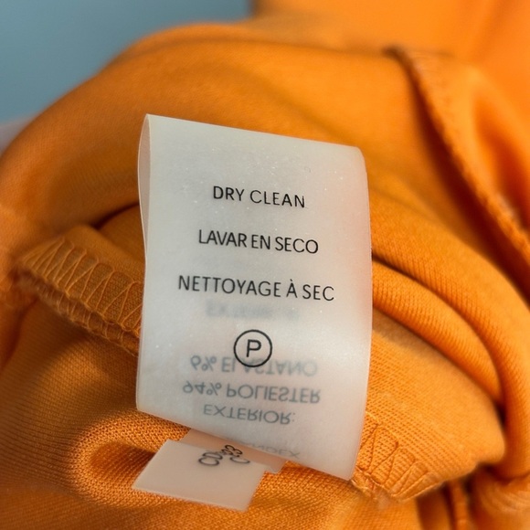 Calvin Klein Faux Suede Orange Pencil Dress 12 Cap
Sleeve midi Sheath - Picture 4 of 8